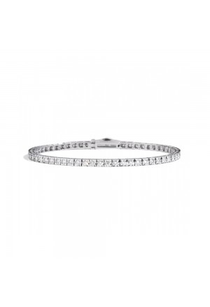 Bracciale Tennis Recarlo Facet Oro 18kt Diamanti T39SE881/D-18