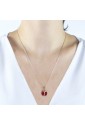 Collana Girocollo Coccinella Smalto Rosso Diamanti Oro 18kt Portafortuna Fantasia Monile CR35304A