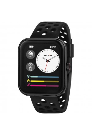 Smartwatch Orologio Sector S03 Pro Fitness Running Bluetooth Waterproof Nero Silicone R3251159001