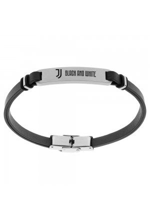 Bracciale Juve Squadra Calcio Prodotto Ufficiale Pelle Acciaio Lowell B-JB014ULN