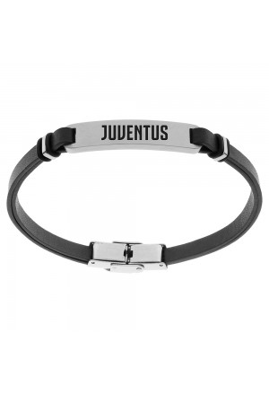 Bracciale Juve Squadra Calcio Prodotto Ufficiale Pelle Acciaio Lowell B-JB015ULN