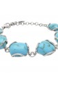 Bracciale Turchese E Argento WZ97VFM