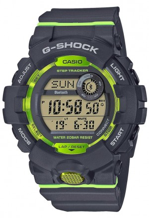 Orologio Casio G-Shock Digitale Bluetooth Smart Illuminazione Smartphone Time Antiurto Grigio Fluo GBD-800-8ER