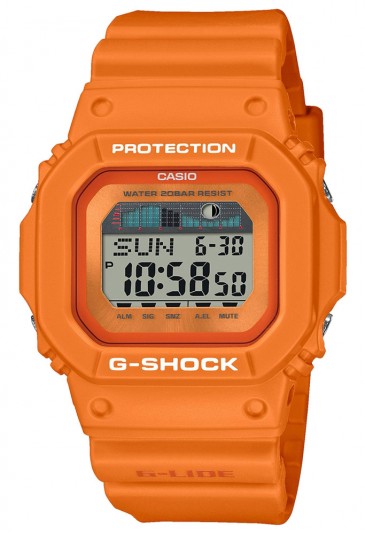 Orologio Casio G-Shock Digitale Antiurto Illuminazione Cronometro Arancione GLX-5600RT-4ER