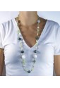 Collana Lunga 80cm Verde ZSEABFM