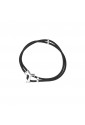 Bracciale Cordino Nautico Nero + Tau Agios AGI282/B-NE