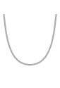 Collana Tennis Luca Barra Acciaio Cristalli Bianchi CK1699