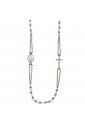 Collana Rosario Girocollo Madonna Miracolosa Oro 18kt Fantasia Monile AJH5EFM