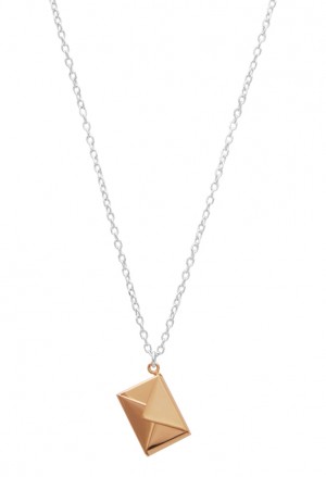 Collana Busta Rosa Targa Infinito 2YBZFFM4