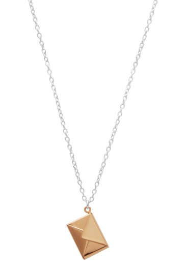 Collana Busta Rosa Targa Infinito 2YBZFFM4