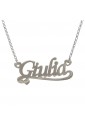 Collana Lady Argento Nome Anna Sottolineato My Charm AG3NB02A