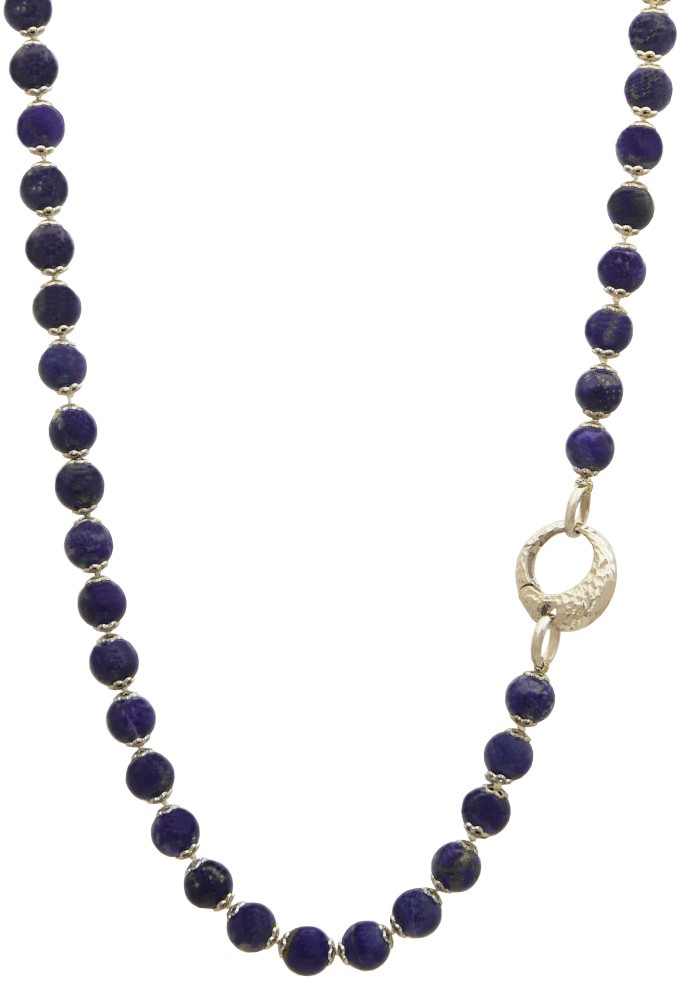 Franki Baker Chunky Déclaration Bleu lapis lazuli Pierre précieuse et