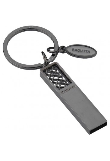 Portachiavi Con Penndrive Usb 16GB Acciaio Antracite Bagutta 2070-02 CF