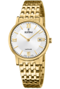 Orologio Festina Swiss Made Gold Solo Tempo Quadrante Bianco Donna F20021/1