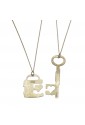 Collana Lucchetto Chiave Amore Argento LGL. CAT. B 1961