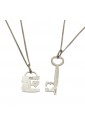 Collana Coppia Lui Lei Charms Lucchetto Chiave Divisibili Argento Amore Lovelook CAT/B 3428
