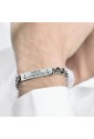 Bracciale Luca Barra Festa Del Papà Incisione Papà Sei La Mia Ancora Acciaio BA1501