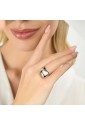 Anello Pendente Cuore Acciaio Anallergico Luca Barra ANK442
