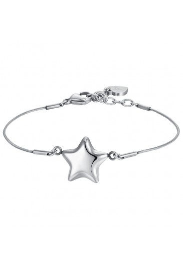 Bracciale Luca Barra Acciaio Anallergico Stella BK2411