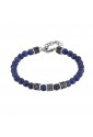 Bracciale Brosway Bullet Acciaio Pietre Lapislazzuli Blu BUL27