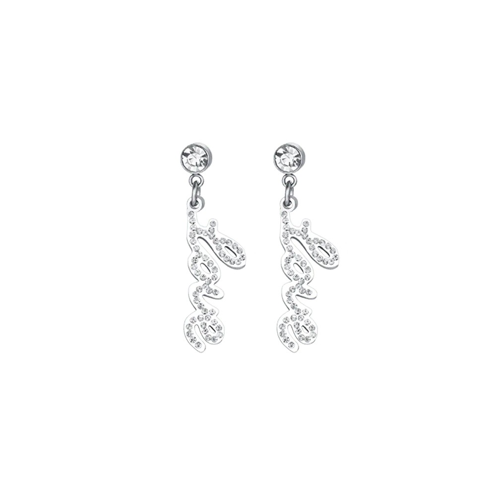 Paio di orecchini da uomo e da donna per adolescenti, zircone quadrato bianco, 5 mm