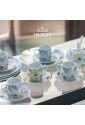 Set Sei Tazzine Caffe' Hervit Porcellana Blooms Colori Assortiti 28505