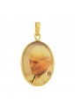 Ciondolo San Giovanni Paolo II Papa Wojtyla Oro 18kt Madreperla Sacro Fantasia Monile HFVJRFM