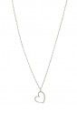 Collana Girocollo Ciondolo Cuore Oro Bianco 9kt Anallergico Fantasia Monile 7XGW4FM