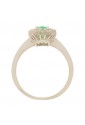 Anello Mario Porzio Smeraldo Diamanti Oro 18kt Verde MP72-170-R3C3