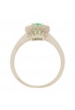 Anello Mario Porzio Smeraldo Diamanti Oro 18kt Verde MP72-170-R3C3