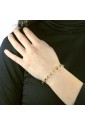 Bracciale Oro Giallo 18KT Sfere Beads Oro Lavorazione Irregolare Donna Fantasia Monile VHNOMFM