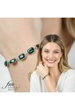 Bracciale Luca Barra Donna Acciaio Cristalli Verdi BK2510
