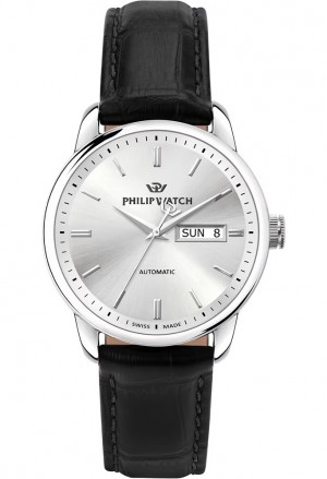 Orologio Philip Watch Anniversary Solo Tempo Datario Quadrante Silver Uomo R8221150003