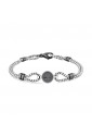 Collana Brosway Poseidon Acciaio Brunito Madreperla Uomo BPN11