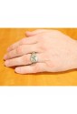 Anello Fantasia Monile Argento 925 Brunito Parrucchiere Barbiere Forbici 6O8TSFM