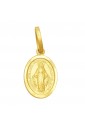 Ciondolo Madonna Miracolosa Oro 18kt Misura Media Sacro Regalo Battesimo Comunione Cresima Fantasia Monile04KOTFM