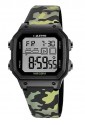 Orologio Calypso Digitale Multifunzione Cronografo Allarme Verde Militare K5812/4