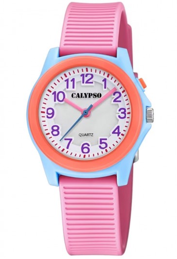 Orologio Calypso Analogico Solo Tempo Bambina Kids 10ATM Colore Rosa K5823/2