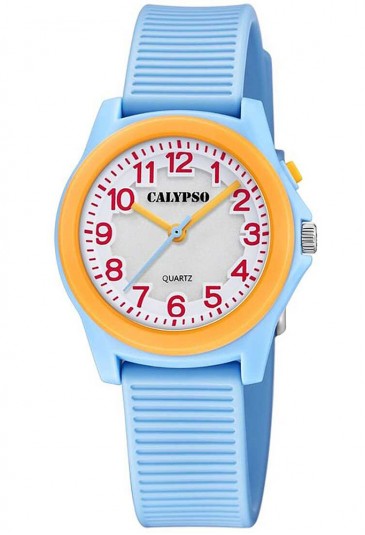 Orologio Calypso Analogico Solo Tempo Bambino Kids 10ATM Colore Celeste K5823/3