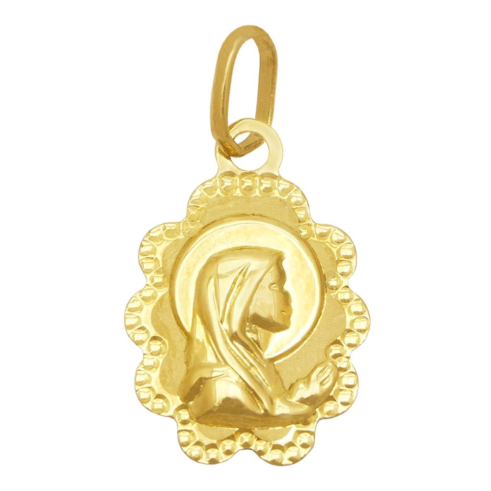 Collana maglia fune con orsetto 3d in oro giallo 18kt