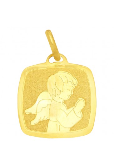 Ciondolo Angelo Custode Oro 18kt Gioiello Sac ro Regalo Battesimo Comunione Fantasia MonileJE3RSFM