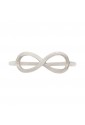 Anello Infinito Oro Bianco 18KT Anallergico Misura 12 Love Amore Fantasia Monile 9TF41F