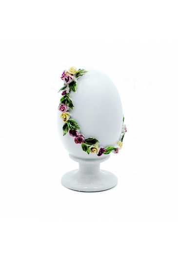 Uovo Pasqua Porcellana Capodimonte Made in Italy PU08