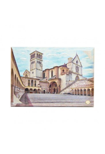 Quadro Legno Argento Vista Panorama Acca ASSISI 2/6