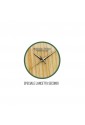 Orologio Legno Botti Barrique Numeri Romani Lancetta Secondi Cavatappi Green Time ZW131E