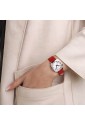 Orologio Mondaine Donna Quadrante Bianco Cinturino Pelle Rosso Movimento Svizzero FS18-02*RZZ