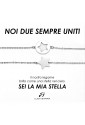 Kit Bracciali Coppia Luca Barra Acciaio Sei La Mia Stella BK2577