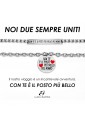 Bracciali Coppia Luca Barra Acciaio Con Te E' Il Posto Piu' Bello Del Mondo BK2585