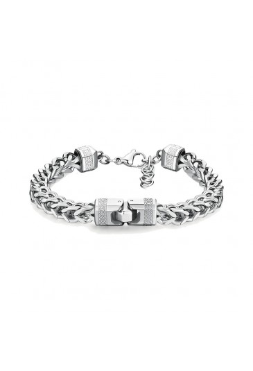 Bracciale Brosway Knocker Catena Spiga Acciaio Anallergico BKC21