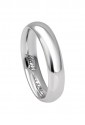 Fede Nuziale Recarlo Anello Oro 18kt Bianco Misura 22 Matrimonio Wedding W14FL001/BH-22